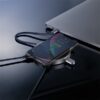Hub chuyển Type C sang USB tích hợp sạc nhanh không dây Baseus 6 in 1 HUB