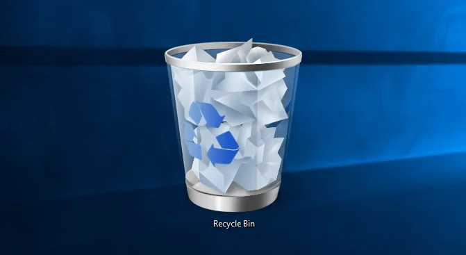 Kiểm Tra trong Recycle Bin