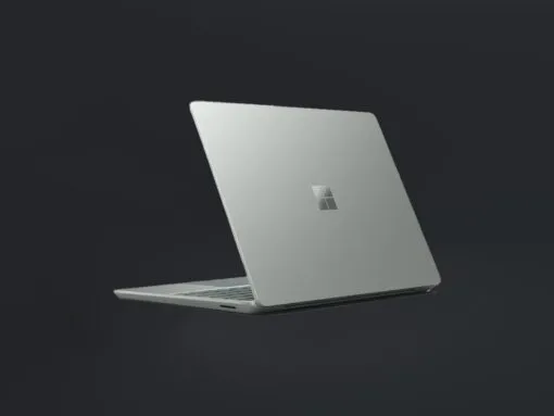 Surface laptop go 2 mặt sau